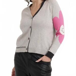 NEW ZAKET & PLOVER peace please cardigan in marl